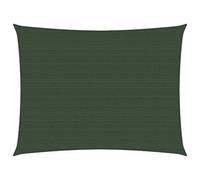 vidaXL Vela Parasole 160 g/m² Verde Scuro 2x3 m in HDPE