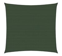 vidaXL Vela Parasole 160 g/m² Verde Scuro 4x4 m in HDPE