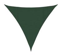 vidaXL Vela Parasole 160 g/m² Verde Scuro 4x4x4 m in HDPE