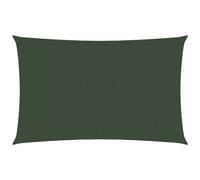 VIDAXL - Vela Parasole 160 G / m? Verde Scuro 5x7 M In Hdpe