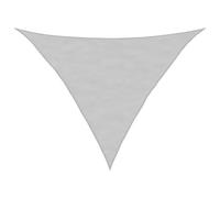 vidaXL Vela Parasole Grigio Chiaro 3,5x3,5x4,9m 100% Poliestere Oxford