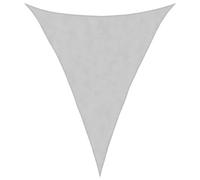 vidaXL Vela Parasole Grigio Chiaro 3x4x4 m 100% Poliestere Oxford