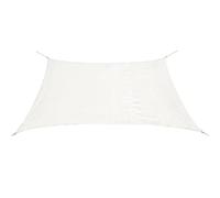 vidaXL Vela Parasole in HDPE Quadrata 2x2 m Bianca Tenda Ombrellone Frangisole