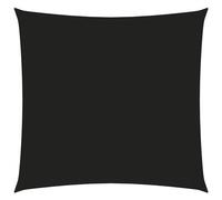 VIDAXL - Vela Parasole in Tela Oxford Quadrata 5x5 m Nera