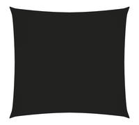 vidaXL Vela Parasole in Tela Oxford Quadrata 5x5 m Nero