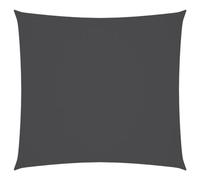 vidaXL Vela Parasole Ombra Tenda da Sole Elegante Moderna Anti UV Giardino Frangisole Terrazza Balcone in Tela Oxford Quadrata 4x4 m Antracite