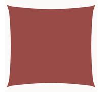 vidaXL Vela Parasole Ombra Tenda da Sole Elegante Moderna Anti UV Giardino Frangisole Terrazza Balcone in Tela Oxford Quadrata 6x6 m Terracotta