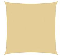 vidaXL Vela Parasole Sabbia 4,5x4,5 m 100% Poliestere Oxford