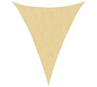vidaXL Vela Parasole Sabbia 5x6x6 m 100% Poliestere Oxford