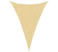 vidaXL Vela Parasole Sabbia 5x7x7 m 100% Poliestere Oxford