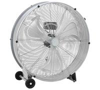 vidaXL Ventilatore a tamburo Argento 79 x 37 x 82 cm Alluminio
