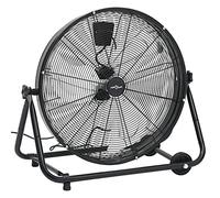 vidaXL Ventilatore a Tamburo Industriale 60 cm 172,5 W Nero