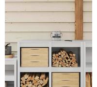 vidaXL Vernice per legno Grigio 2,5 L Stampa da parete