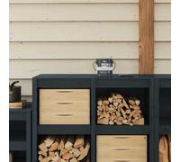 vidaXL Vernice per legno Grigio 2,5 L Stampa da parete