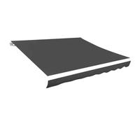 vidaXL Tendone Parasole in Tela Antracite 450x300 cm Idrorepellente Tenda Sole