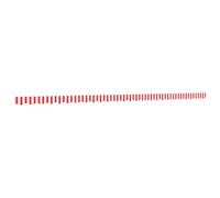 vidaXL Tessuto Ricambio per Mantovana da Tenda Righe Rosse Bianche 6m, sostituzione tenda da sole, baldacchino da giardino, sostituzione tenda da sole superiore