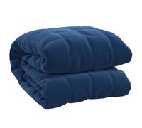 vidaXL Coperta Ponderata Blu 155x220 cm 11 kg Tessuto