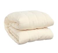 vidaXL Coperta Ponderata Crema Chiaro 200x220 cm 9 kg Tessuto