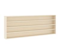 vidaXL Vetrina a muro A parete Beige 100 x 8,5 x 36 cm