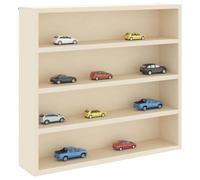 vidaXL Vetrina a muro A parete Beige 40 x 8,5 x 37 cm
