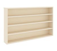 vidaXL Vetrina a muro A parete Beige 60 x 8,5 x 37 cm