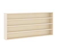 vidaXL Vetrina a muro A parete Beige 80 x 8,5 x 36 cm