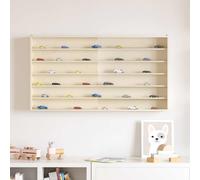 vidaXL Vetrina a muro Beige 100 x 8,5 x 54 cm Legno compensato