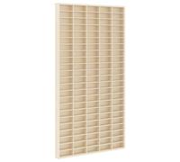 vidaXL Vetrina a muro Beige 50 x 4,5 x 96 cm Legno multistrato