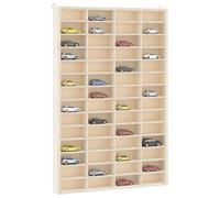 vidaXL Vetrina da collezione in legno con 56 scomparti 40x4,5x60cm