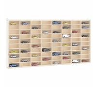 vidaXL Mobili con Vetrina Parete con 80 Scomparti 80x4,5x40,5 cm, vetrina a Parete, vetrina a Parete, vetrina montabile a Parete, vetrina da Parete