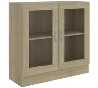 Vetrina Rovere Sonoma 82,5x30,5x80 cm in Legno Multistrato