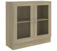 vidaXL Vetrina Rovere Sonoma 82,5x30,5x80 cm in Legno Multistrato