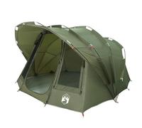 vidaXL Tenda da Pesca per 5 Persone Verde Oliva Impermeabile, Tenda, Tenda da Esterno, Tenda Leggera, Tenda da Campeggio, Tenda da Giardino