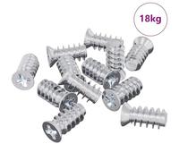 vidaXL Vite 10909 pcs Argento M6 x 12 mm Ferro, Circolare, Industriale, Durevole, Soluzioni per Processi di Produzione Efficiente e Utilizzo di Attrezzature a Lunga Durata