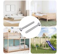 vidaXL Vite 2 pcs Argento M6 x 60 mm Acciaio, Avventure, cilindriche, spedizioni, di notte, mostrando vedute uniche ed esperienze indimenticabili durante il viaggio