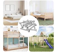 vidaXL Vite 5143 pcs Zincato 5 x 40 mm Ferro