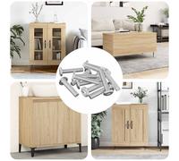 vidaXL Vite di Blocco Tinta unita 12 pcs Argento M6 x 30 mm Acciaio, Scoprendo tecniche nuove, sviluppi circolari e altre innovazioni nella progettazione e architettura moderna