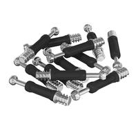 vidaXL Viti per Blocco a Camma 5000 pcs Argento e nero Acciaio zincato, Fissaggio Durevole, Dado a Camma, Giunto Sicuro, Collegamento per Mobili, Ferramenta per Miglioramenti Domestici e Fai da Te