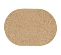 vidaXL Tappeto ZIZUR Marrone 200 x 140 cm Polipropilene, Tappeto Outdoor Durevole, Tappeto Ovale stiloso, Resistente ai Raggi UV, Copertura da Esterno per Decorazioni Moderne