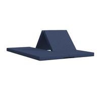 vidaXL Vouwbare Bankbed 140 x 67 x 15 cm Blauw