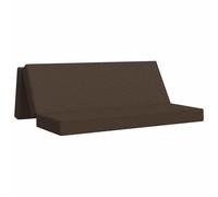 vidaXL Divano Letto Pieghevole 200 x 67 x 45 cm Tortora, Divano letto pieghevole rettangolare, per camera, salotto, comodo, versatile per ospiti