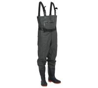 vidaXL Wader con Stivali e Cintura Verde Scuro Taglia 40, Wader con Stivali, Stivali Alti Fino al Petto, Stivali per la Pesca, Pantaloni da Pesca