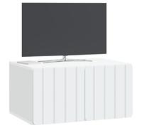 vidaXL Wandbeugel TV-kast 59,5 x 41 x 30 cm Wit Bewerkt hout