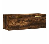 vidaXL Mobile a Parete Rovere Fumo 100x36,5x35 cm in Legno Multistrato