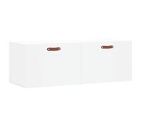 vidaXL Mobile a Parete Bianco 100x36,5x35 cm in Legno Multistrato