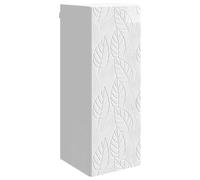 vidaXL Mobiletto a muro Bianco Lucido 33 x 34,5 x 90 cm, Armadio da muro vintage, mobile rettangolare con porte, soluzione salvaspazio in legno ingegnerizzato