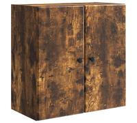vidaXL Mobiletto a muro Rovere Fumo 59 x 31 x 60 cm, Armadio in Stile Vintage, Organizzatore Rectangolare, Ripostiglio a Muro, Spazio Ample e Super Efficiente