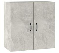 vidaXL Armadietto a Muro Grigio Cemento 60x31x60 cm Legno Multistrato