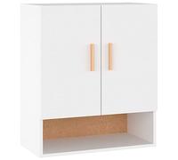 vidaXL Wandkast 60x31x70 cm bewerkt hout wit