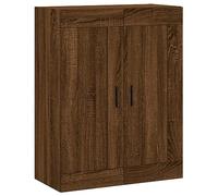 vidaXL Mobile a Parete Rovere Marrone 69,5x34x90 cm Legno Multistrato